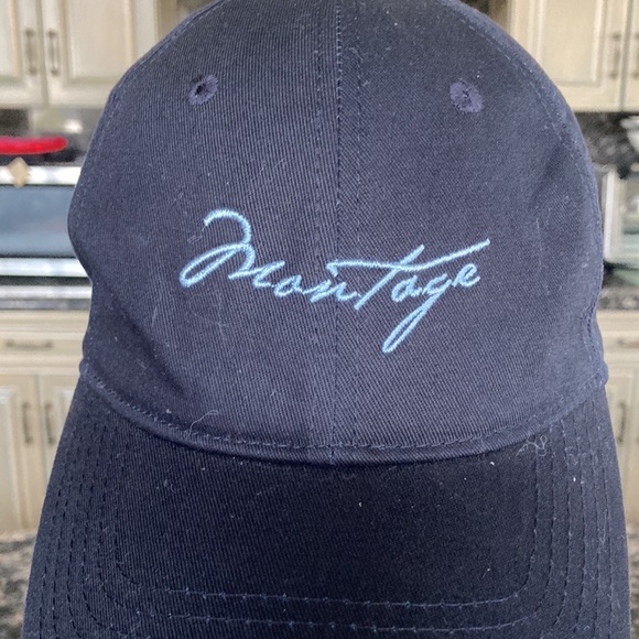 MONTAGE LAGUNA BEACH EMBROIDERED COTTON BASEBALL CAP ADJUSTABLE - Picture 3 of 6